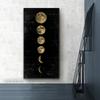 Big Size Eclipse of The Moon Wall Art Picture Minimalist Canvas Poster Print Universe Long Banner Art Painting Home Decor