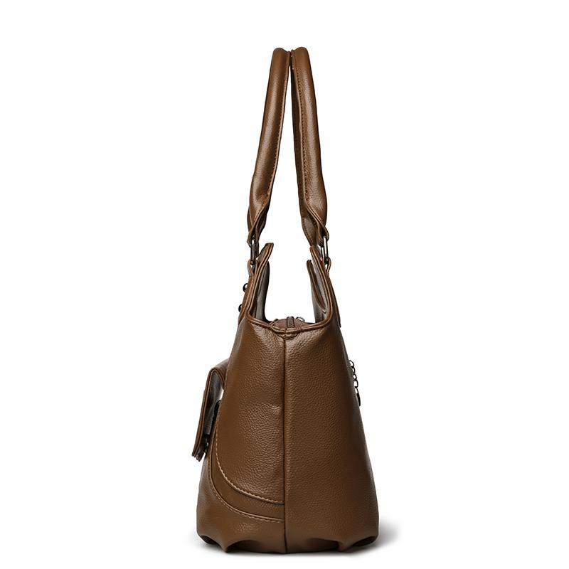 Tote Bag Women's Large Capacity Commuter Handbag Middle-aged Shoulder Bag