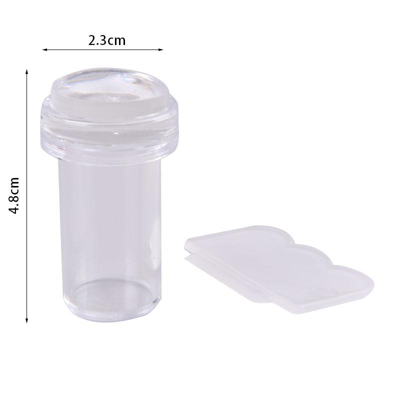 Easy-French Nail Stamper Monocle Jelly Print Silicone Transfer Print Scraper