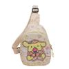 Sanrio Kuromi Cartoon Kids Chest Bag With Breathable Nylon For Daily Use