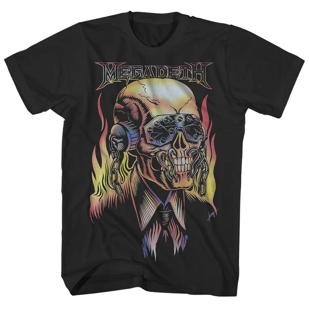 Megadeth Band 2026New Unisexs 100Cotton shirt Y2k album Graphic Tshirts hiphop style fashion hawaiian luxury Women popular Tshirt