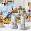 Durable Lid Rack Mason Jar Holder, Storage for Holds 12 Lids & Rings, Regular Organizer Compatible with Wide Mouth Jar, Vertical Canning Kitchen