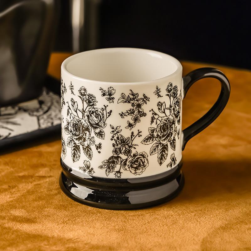 

Простая керамическая кружка в стиле инс, креативная парная чашка, чашка для молока и кофе, для дома, для свадьбы, для партнера 301-400ml