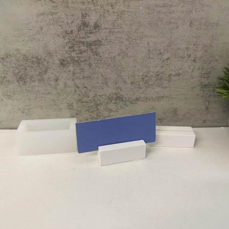 Silicone Epoxy Resin Jewelry Making Molds Handmade Crafts Desktop Decorations Office Desk Card Holder Ornament Molds