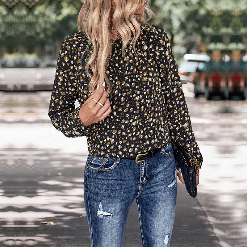 Women's Fashion Casual Spring Autumn Long Sleeve Blouses & Shirts