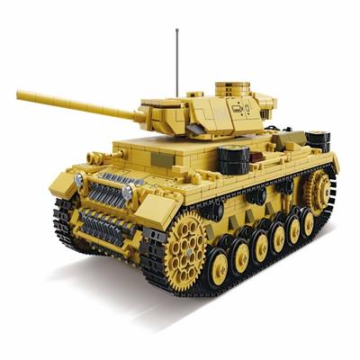 Military German Weapons Building Blocks Panzer III Maus Tank Building Blocks WW2 Tanks Bricks Kids Children Toys Gifts