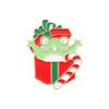 Frog Christmas Delightful Brooch Set Attractive Gold Alloy Pins For Fashion Accessories