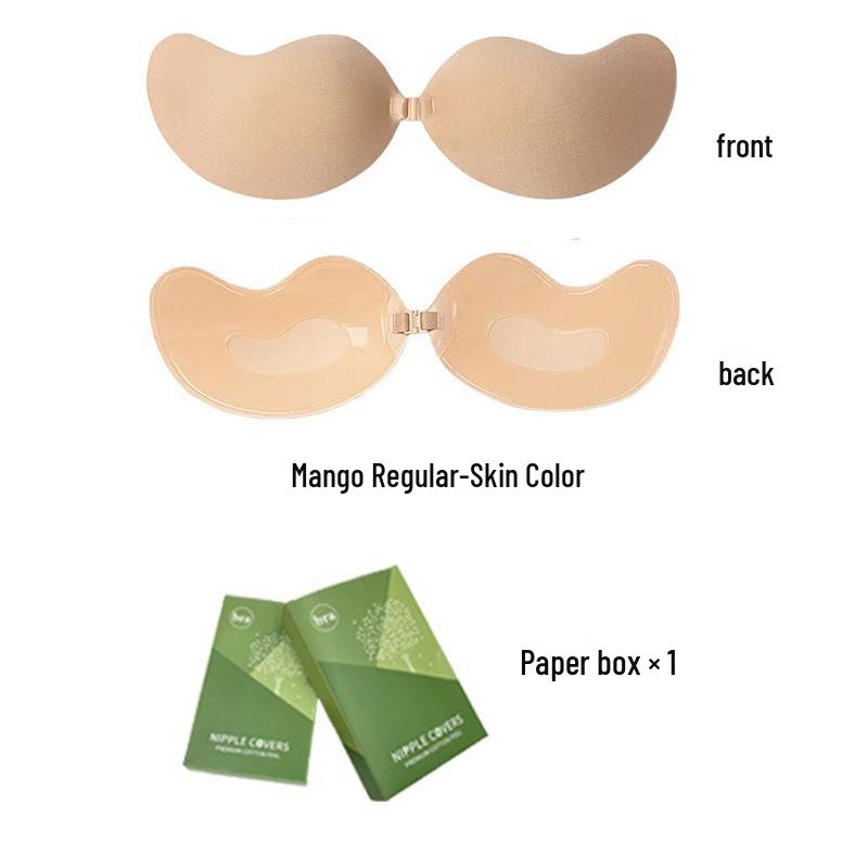 Breathable Thin Mango Cup Invisible Breast Stickers for Small Chest