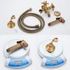 Ellen Toilet Spary Gun Set  Antique Bronze Copper Flushing Spary Cleaner Bidet Faucet Single Cold EL209A
