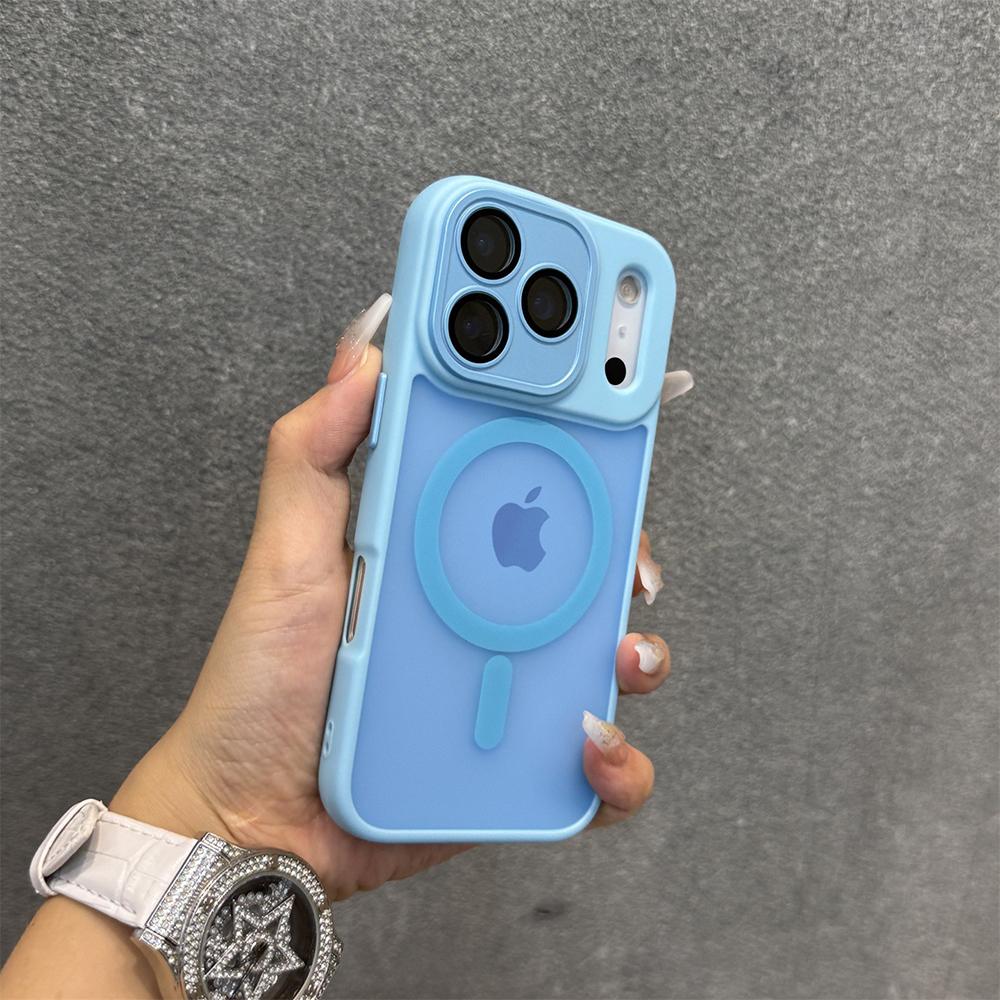 Luxury Magnetic Translunt Bumper Case For iPhone 17 16 15 14 13 12 Pro Max 16 Plus 17Pro 17 Air For Magsafe Matte Armor Cover