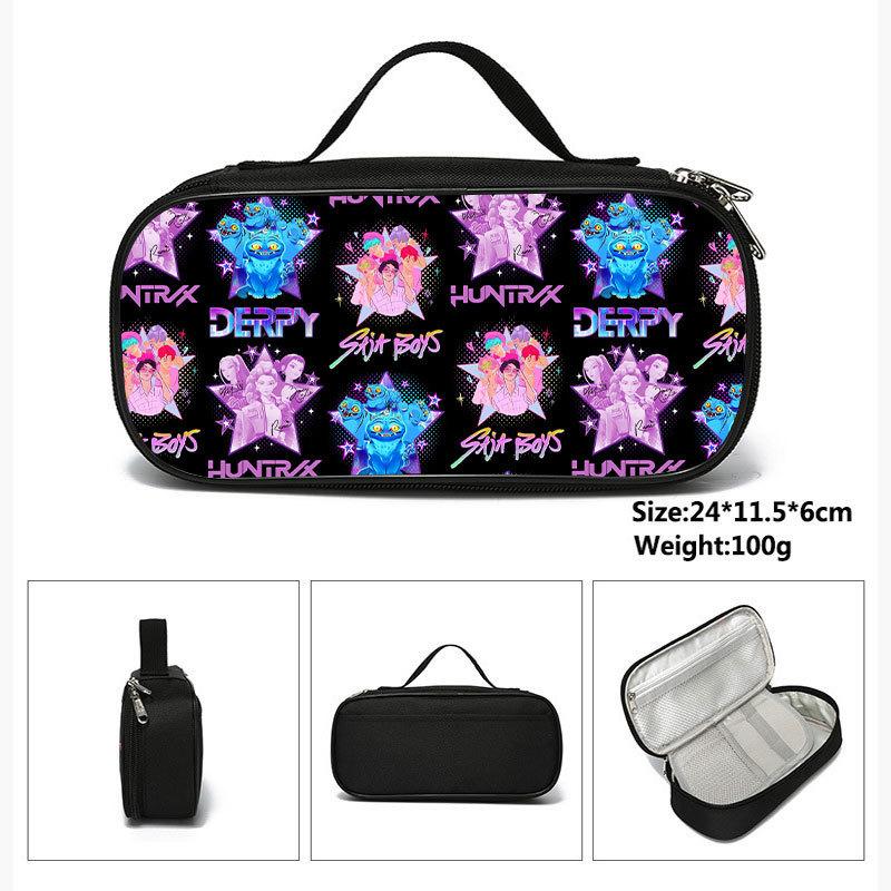 Untrix Kpop Fach Federmäppchen Kpop Hexenjäger Schüler Aufbewahrung Schreibwaren Tasche Bleistift Tasche