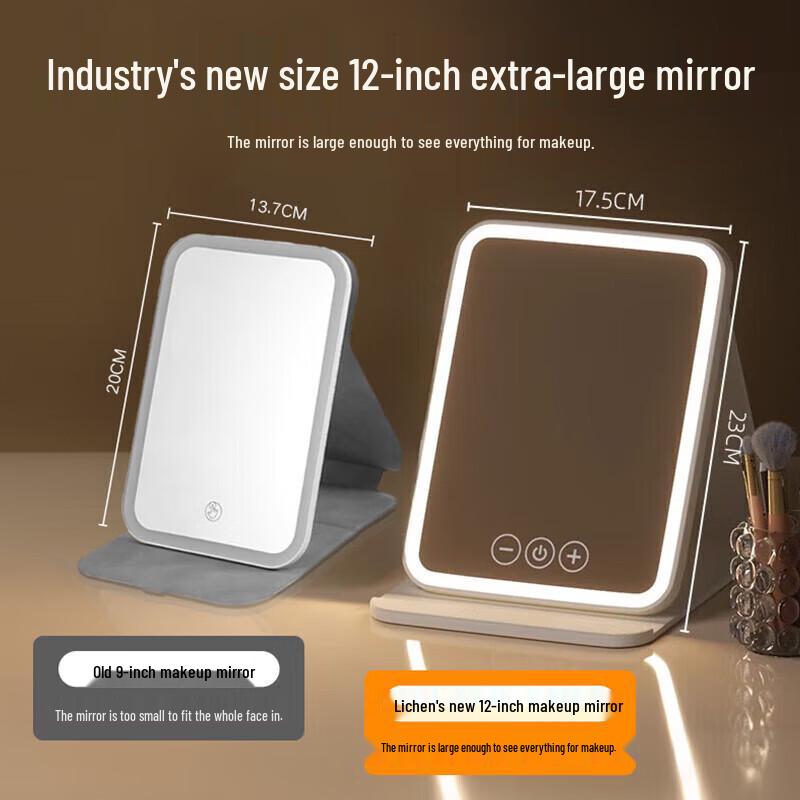 licheers LED Folding Makeup Mirror