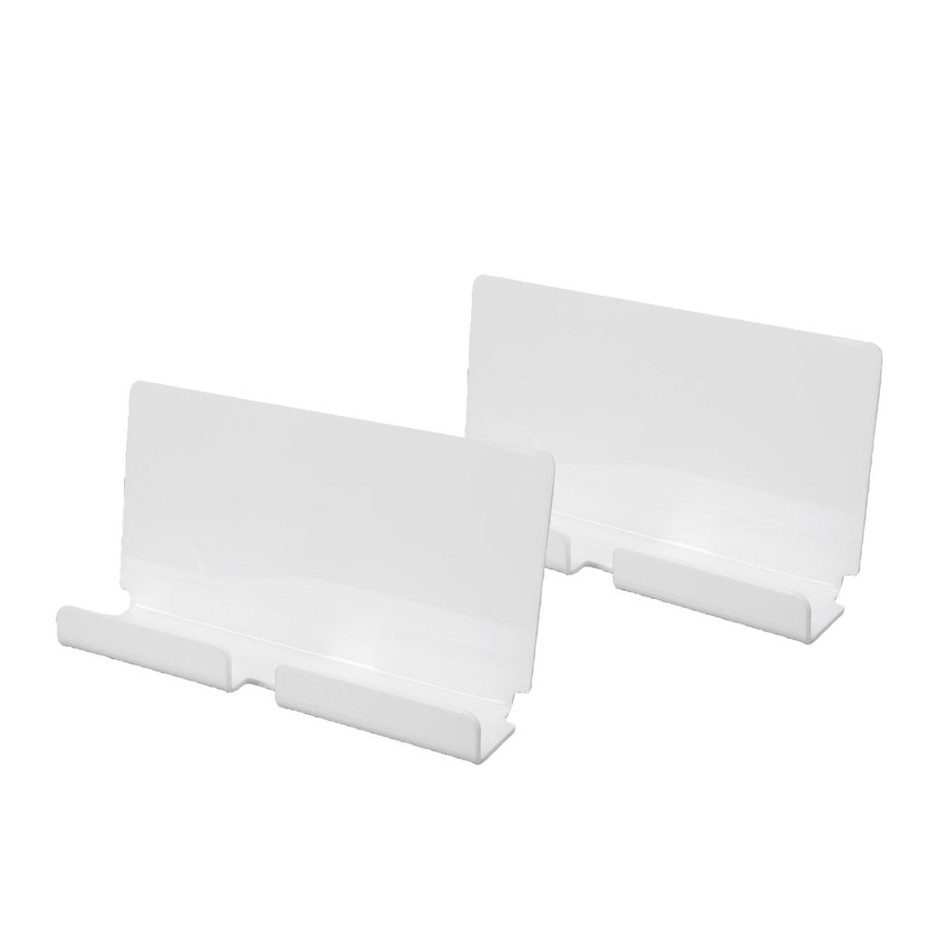 2pcs Tablet Wall Mount Holder Acrylic Tablet Wall Stand with Hole for Smartphone Electronic Reader
