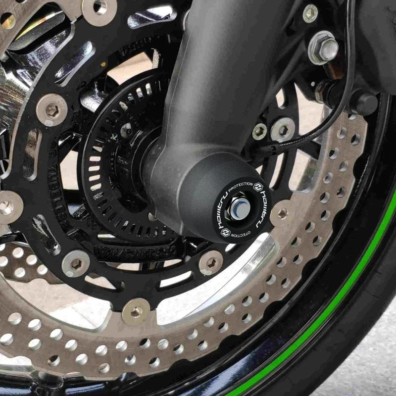 Wheel Protector for Yamaha FZ07 MT07 2013 - 2024 XSR700 2016 - 2024 Superior Crash Slider Set Front and Rear Wheel Axles Forks
