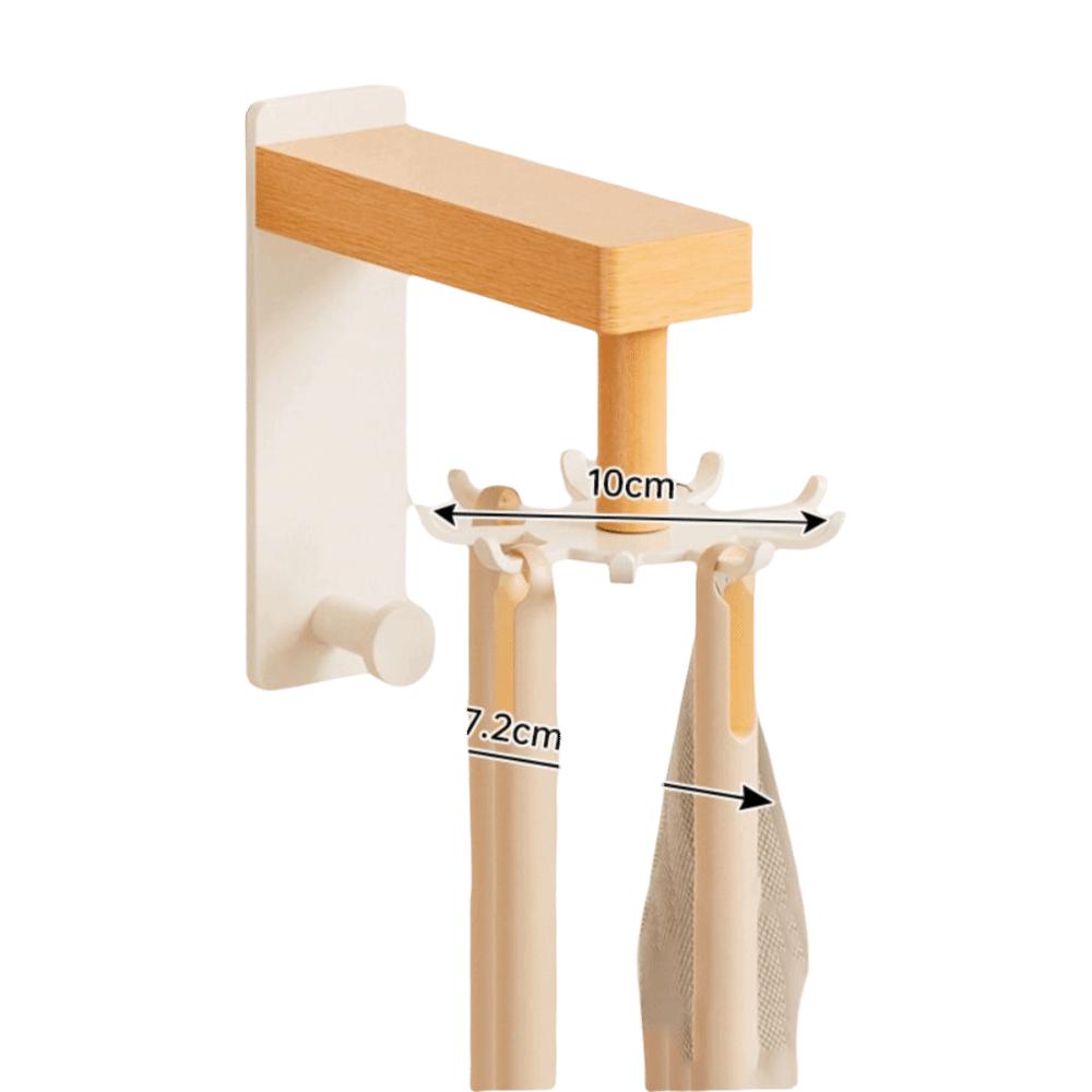 8-Claw Design 8-Claw Kitchen Hanger Multifunctional Utensil Organizer Pans Storage