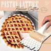 Plastic Pastry Pizza Lattice Roller Cutter Baking Tool Pull Net Wheel Knife for Dough Cookie Pie Kitchen Gadgets Baking Tools