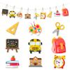 School Season School Kindergarten Classroom Party Decoration Pencil Ruler Drawing Board Hemp Rope Tag Customization