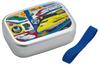 Aluminum Bento Box for 370ml Insulated Includes Lunch Made In Plarail Boys Kids, Capacity, Storage, Belt, Japan, 26, ALB5NV-A