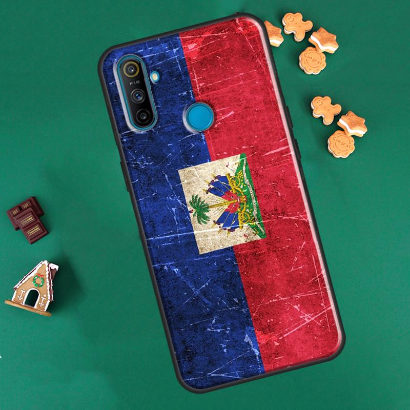 Haiti Haitian Flag For OPPO Realme GT Neo 2 Master C21 8 Pro 8i 9i Case For OnePlus 9 Pro 10 Pro 8T 9R Nord2