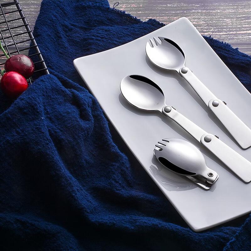 ZISIZ Collapsible 316 Stainless Steel Utensil Set
