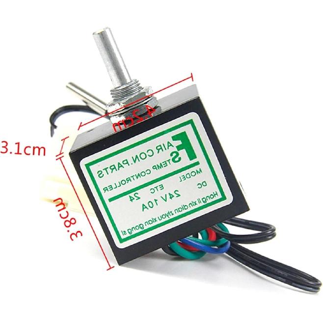 1PC 12V/24V Car Air Conditioner Electronic Thermostat Switch Temperature Control Auto Accessory Car Accessories(12V)