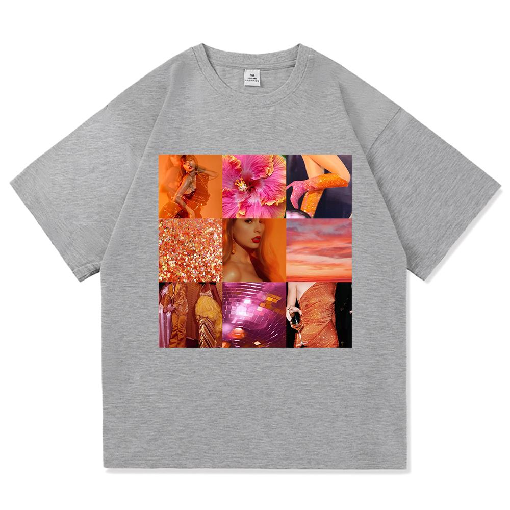 

Новый альбом The Life of A Showgirl Футболка 2025 Ретро Мужская Женская Одежда Харадзюку Высокое Качество Топы для Влюбленных Подарки Хлопковые Футболки 4XL