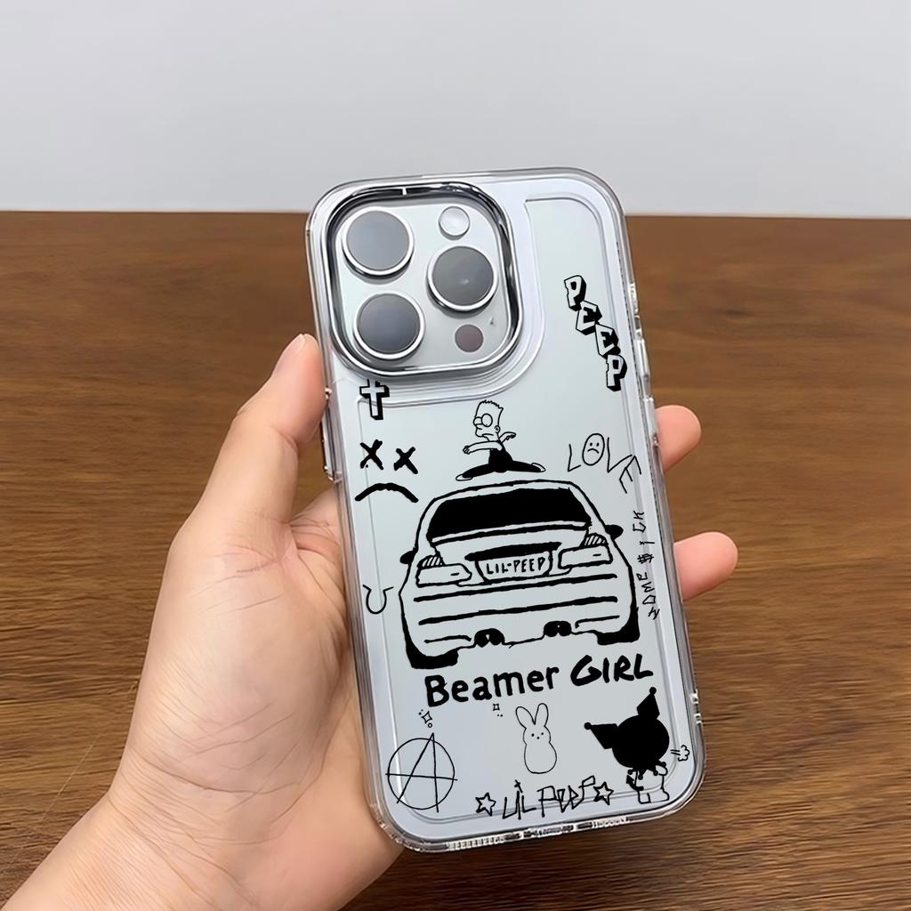 Luxus Graffiti Rapper Lil Peep Hell Boy Handyhülle für iPhone 17 16e 16 15 14 13 12 11mini Pro Max X XR XSMAX 8 Air Plus Hülle