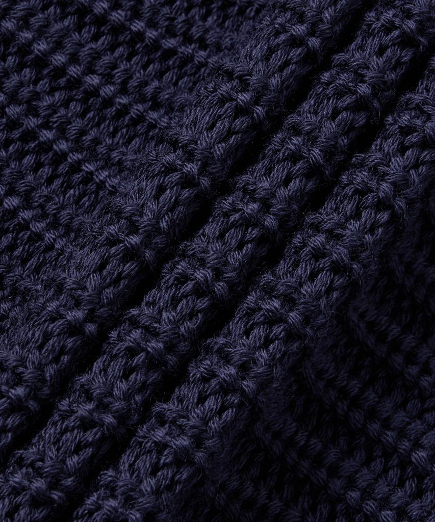 Batoneo Signature Crewneck Knit - Navy / Bn-25Aw-10Navy