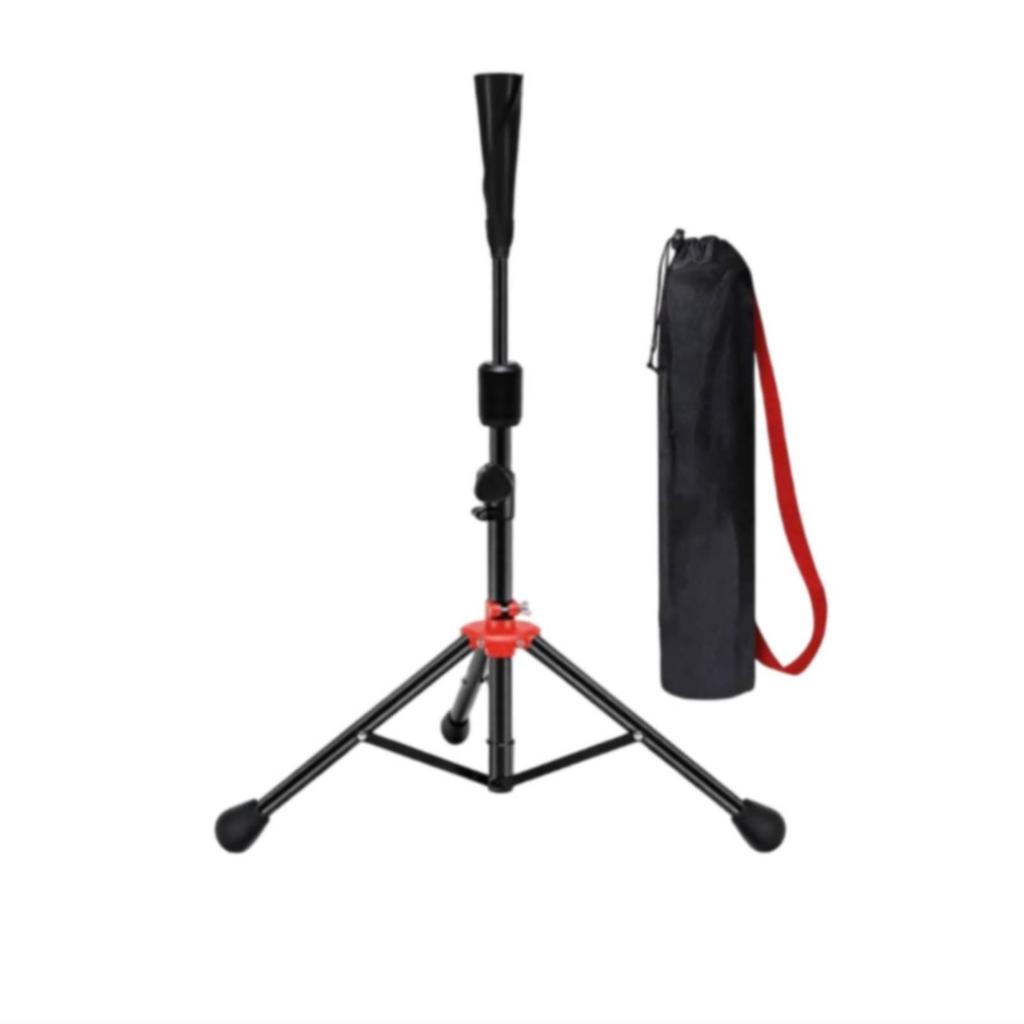 Batting Tee with Carrying Bag Stable Training Gear Sturdy for Warmups