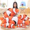 Adorable Cartoon Clownfish Plush Pillow – Stuffed Animal Toy for Kids, Creative Birthday Gift