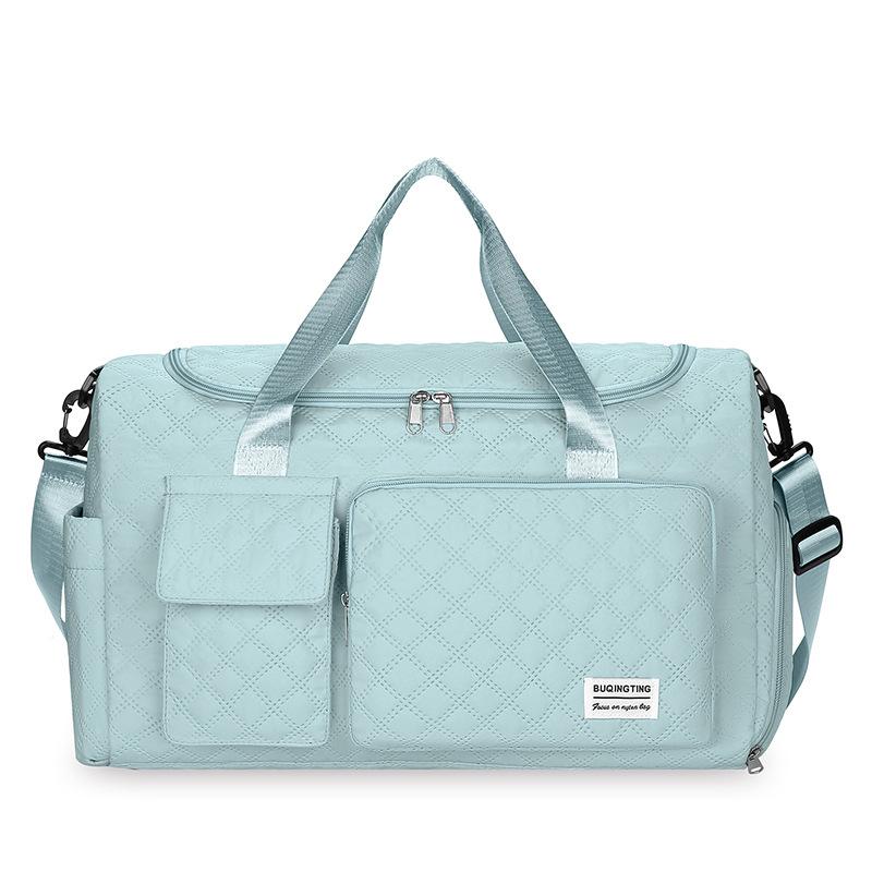 Fashionable, Casual, Multi-functional, Large Capacity, Can Be Used To Cover The Luggage Bag, Wet and Dry Separation Diamond Gym Bag, Shoe Bin