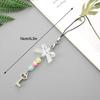 Cute Bowknot Phone Charm Strap Detachable Keychain Pendant Butterfly Star Phone Lanyard Backpack Decors for Women Girls