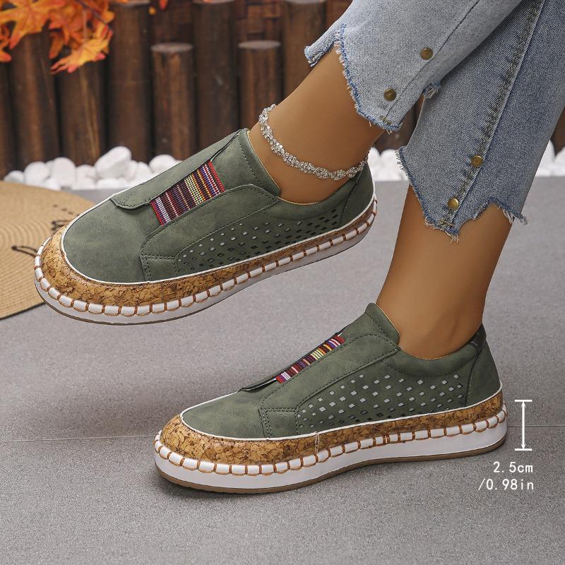 Women's Plus Size PU Leather Casual Sneakers Lightweight Breathable Walking Shoes for Daily Wear