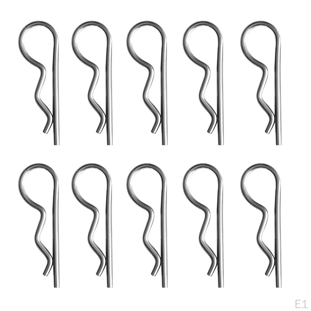 20 Pcs Stainless Steel Retaining Hitch Cotter Pins 2x42mm