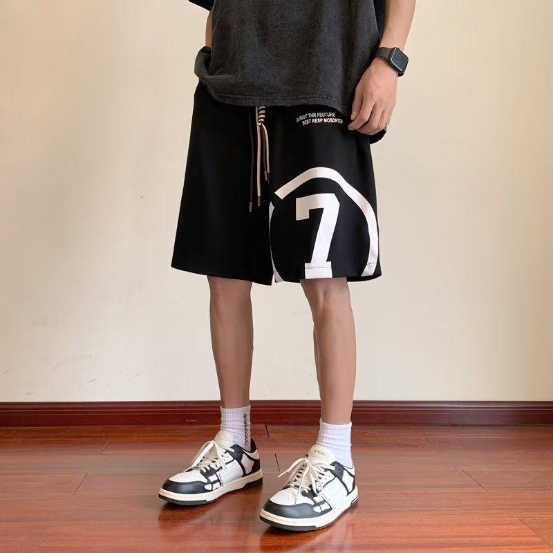 Herren Sommer Casual Hosen Fünf Viertel Hosen Mode Basketball Sport Shorts Mann Streetwear