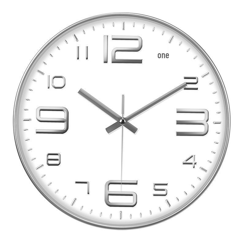 12-Inch Light Luxury Quartz Wall Clock: Simple, Creative Design for Home
