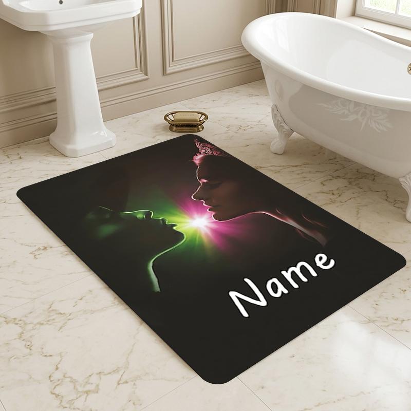 Personalized Name Light Shadow Living Room Non-Slip Area Rug Soft Carpet for Bedroom Playroom Sofa Office Home Decor Doormat