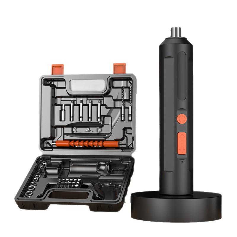 Rechargeable Portable Electric Screwdriver Set for Household Use