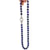 8mm High Quality Design Natural Lapis Lazuli Basic Clavicle Chain Necklace for Women