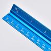 Architectural Aluminum Alloy Laser-Engraved Ruler with Inch/Centimeter Scale