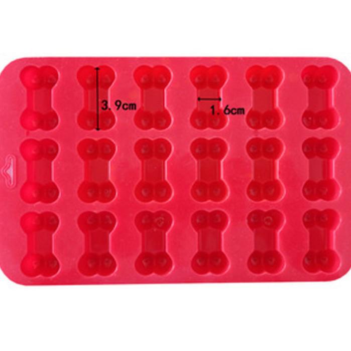 10-Piece Cat Paw & 18-Piece Bone Silicone Baking Mold Set for Pet Treats