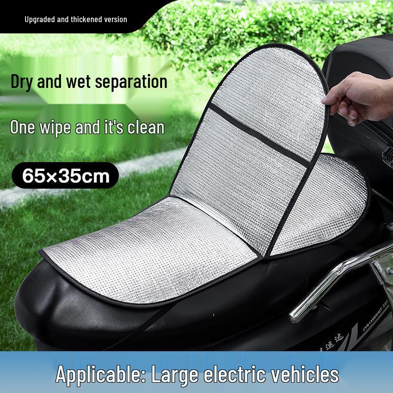 Universal Foldable Summer Electric Car Seat Cover: Waterproof, Dustproof, Sunproof, Heat-Insulating, Rainproof.