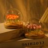 Glass DIY Tulips Night Light Romantic And Exquisite Decoration For Bedroom Mini Tulips Flower Light