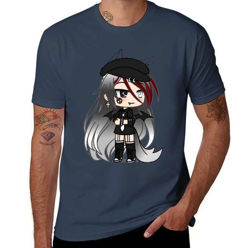 Gacha Life Socks TShirt Fashion Letter Print TShirt