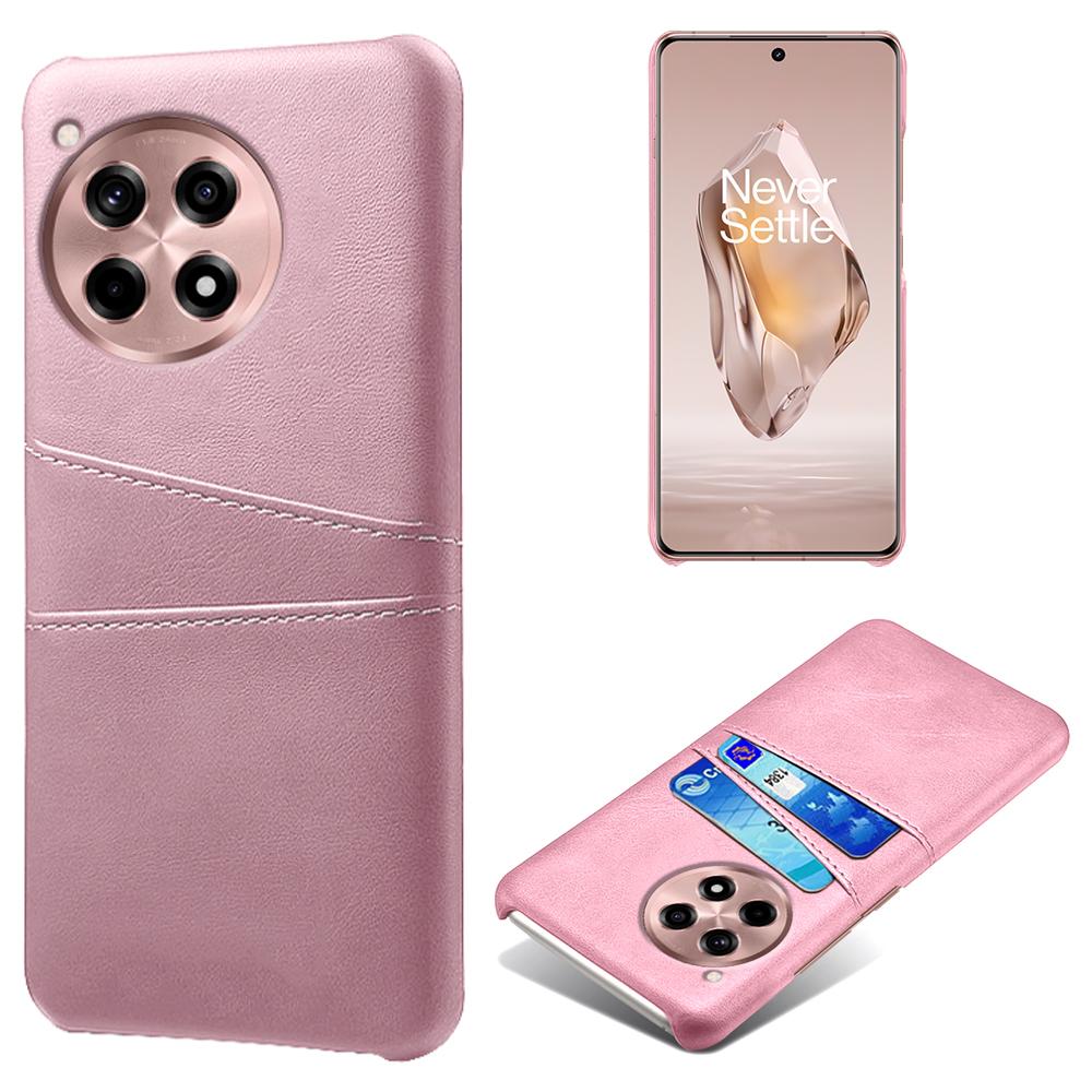 For OnePlus Ace 3 5G/12R 5G Case Leather Coated PC Phone Cover with Card Holder