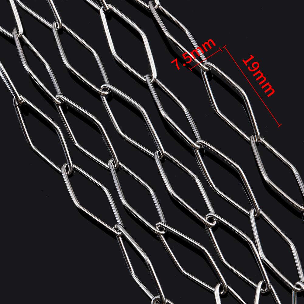 1meter Stainless Steel Gold Plated Link Chains Bulk for DIY Men Hip Hop Jewelry Making Necklace Bracelet Bag Chain Multi Styles