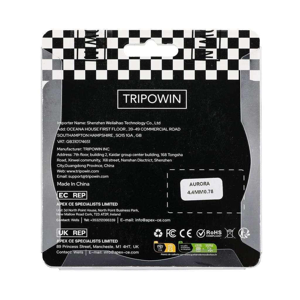 Linsoul TRIPOWION Aurora Earphone Upgrade stainless steel and aluminum alloy tubular outer A superb experience with balanced three frequency The