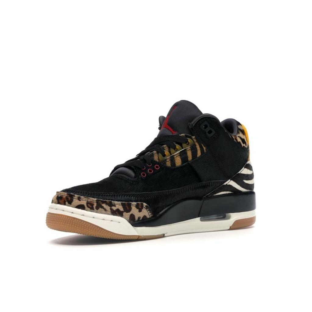 Baskets Unisexe Air Jordan 3 Retro SE Instinct Animal Noir Moka Foncé Corde CK4344-002