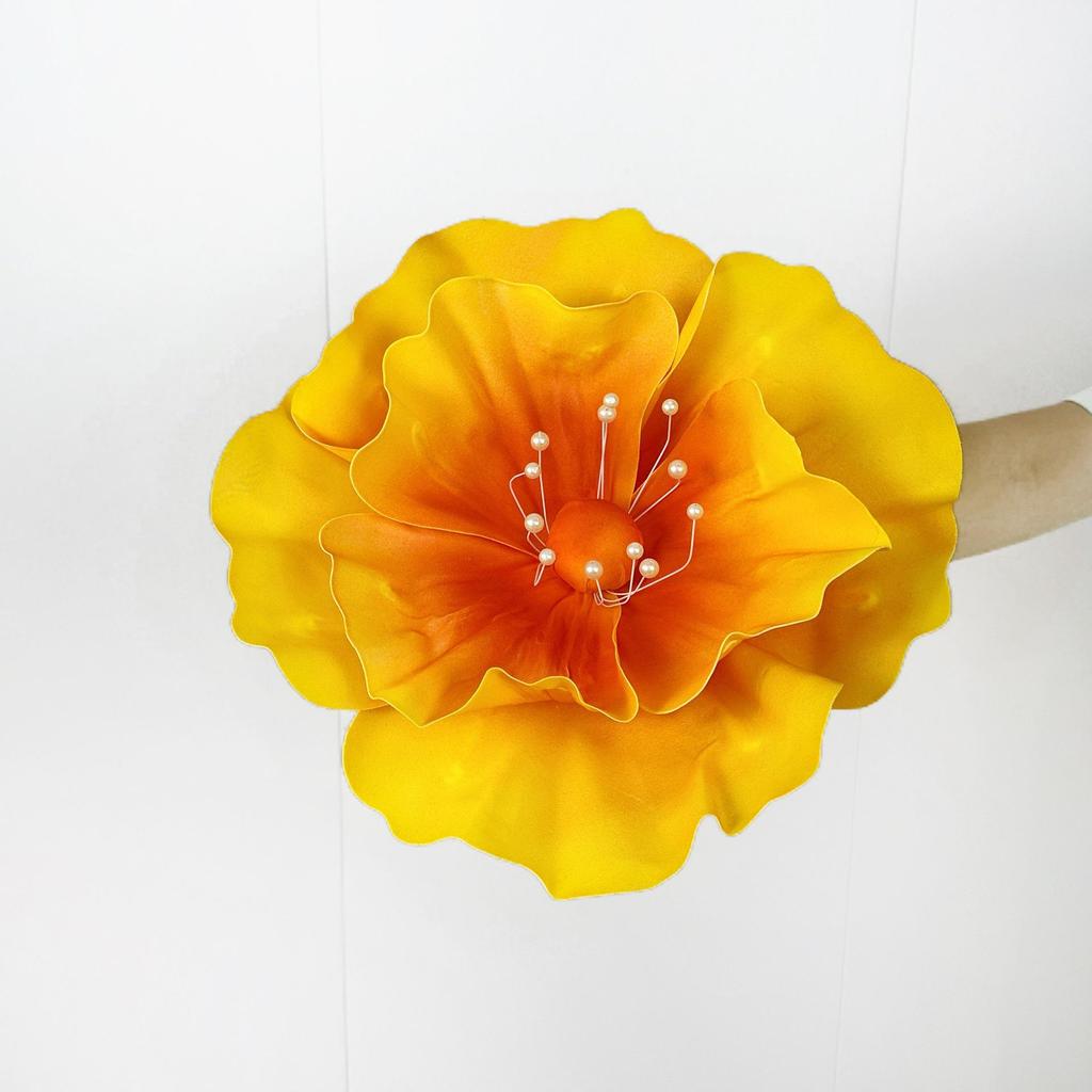 Large Poppy Paper Flower Art Stand for Weddings & Displays