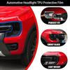 For Ford Ranger  2024 T9 Wildtrak Raptor Car Headlight Protective Film Transparent Pre Cut  Anti-Scratch TPU Sticker
